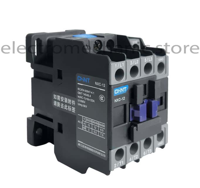 Chint Magnetic Contactor 3 Pole (NXC-09)side